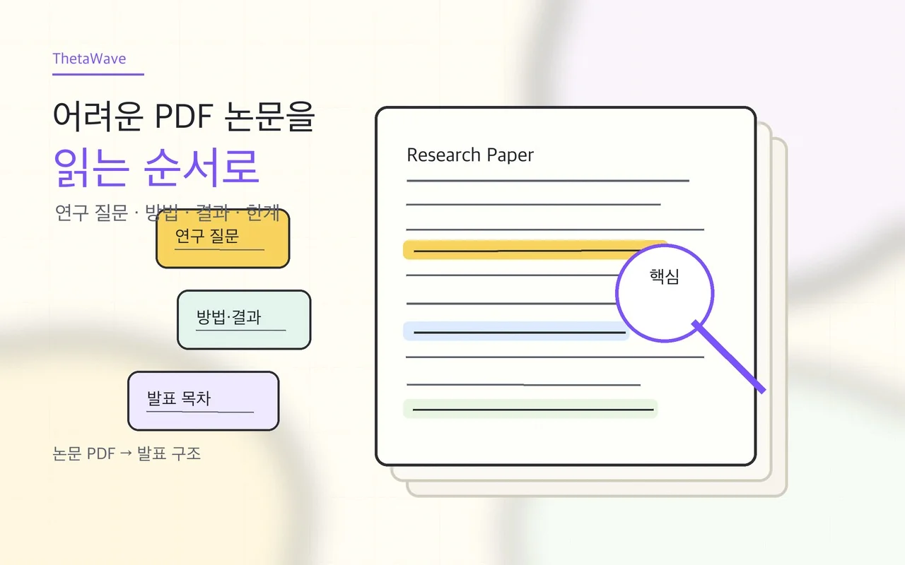 논문 요약 AI, PDF 논문을 과제와 발표에 안전하게 쓰는 방법