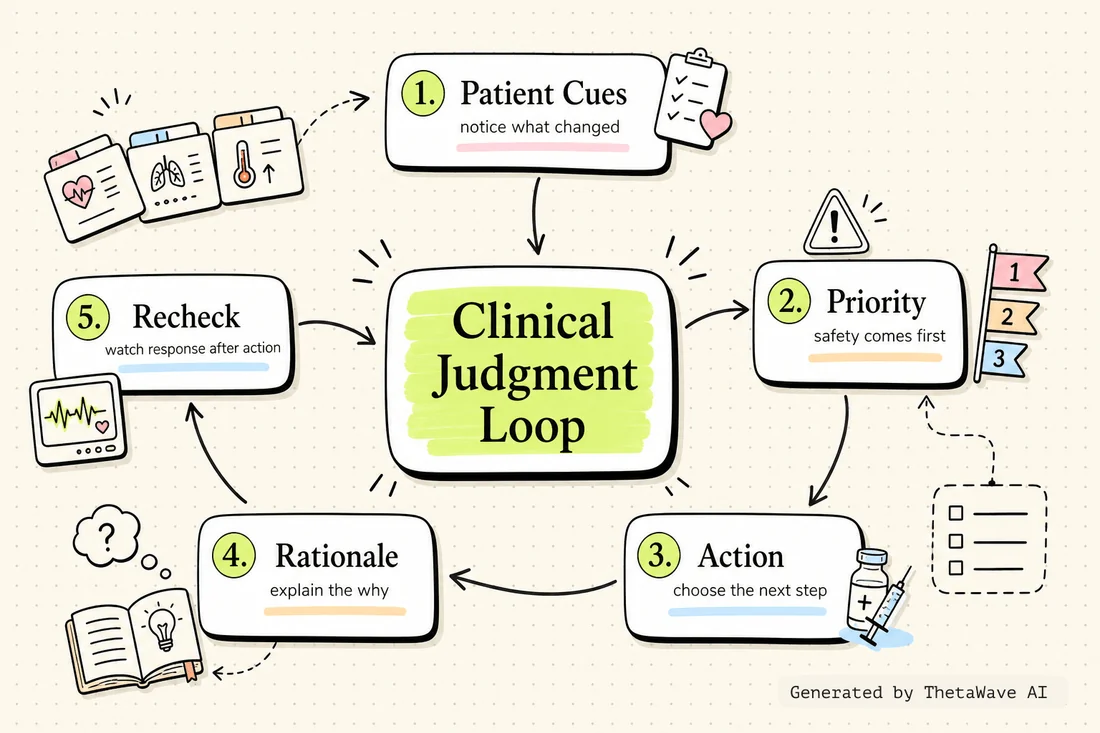 Mindmap zu 2-Hour Ultimate NCLEX Mastery Course