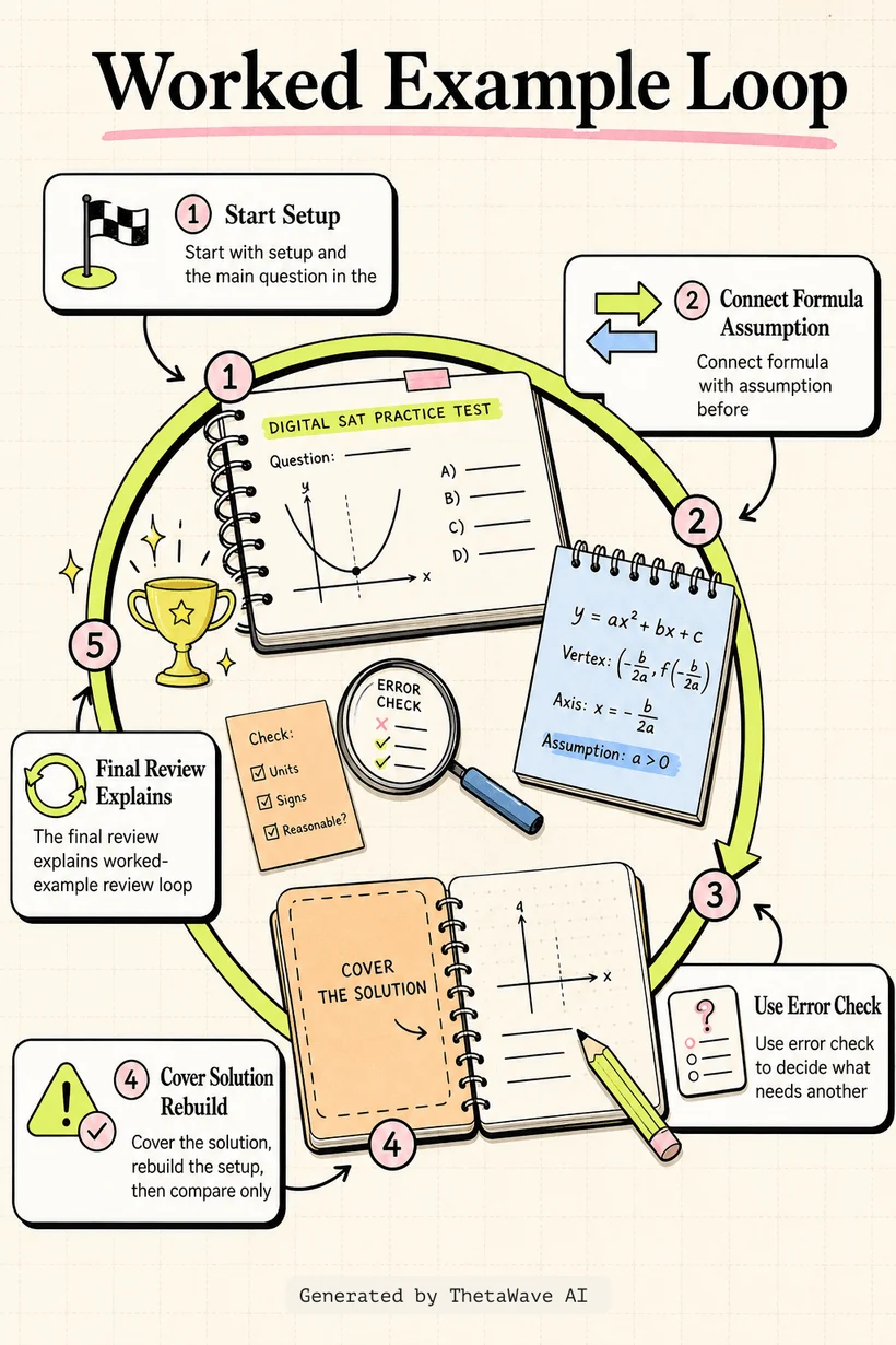 Infografik zu 800 SAT Math Scorer - Math Walkthrough - Digital SAT Practice Test 1