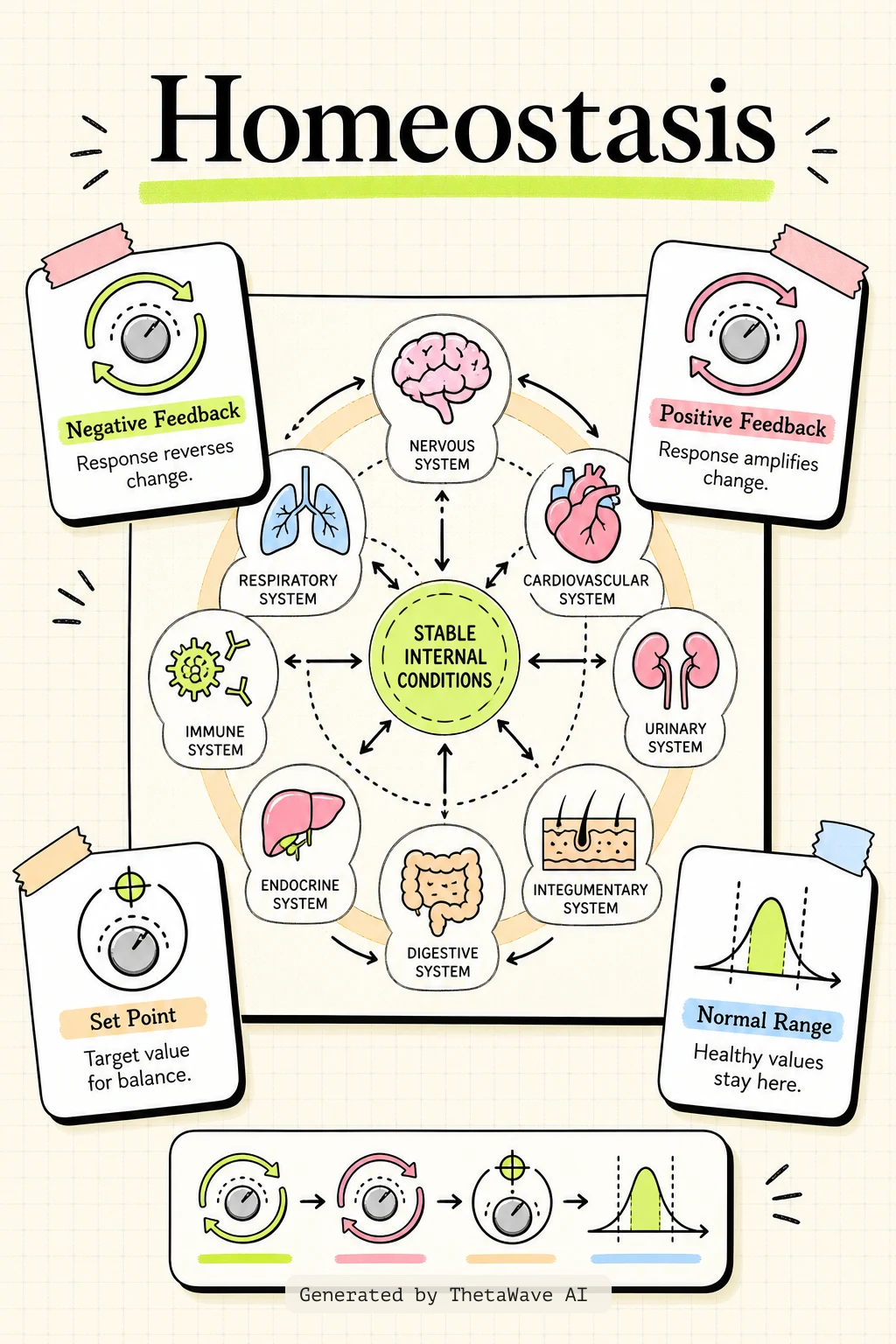 Anatomy and Physiology 2e: 1.5 Homeostasis的信息图