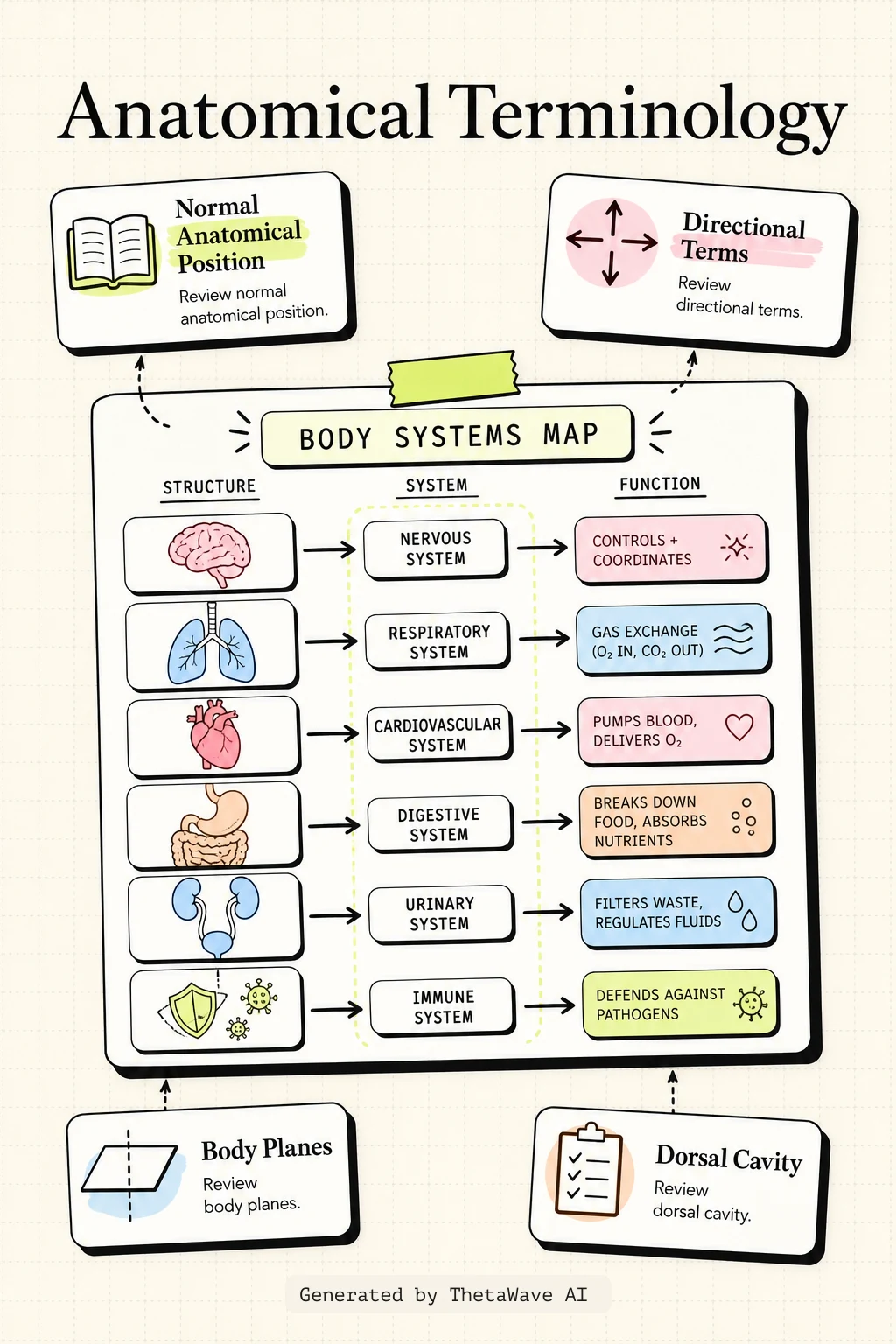 Infografik zu Anatomy and Physiology 2e: 1.6 Anatomical Terminology