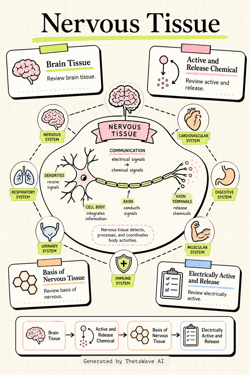 Anatomy and Physiology 2e: 12.2 Nervous Tissue的資訊圖