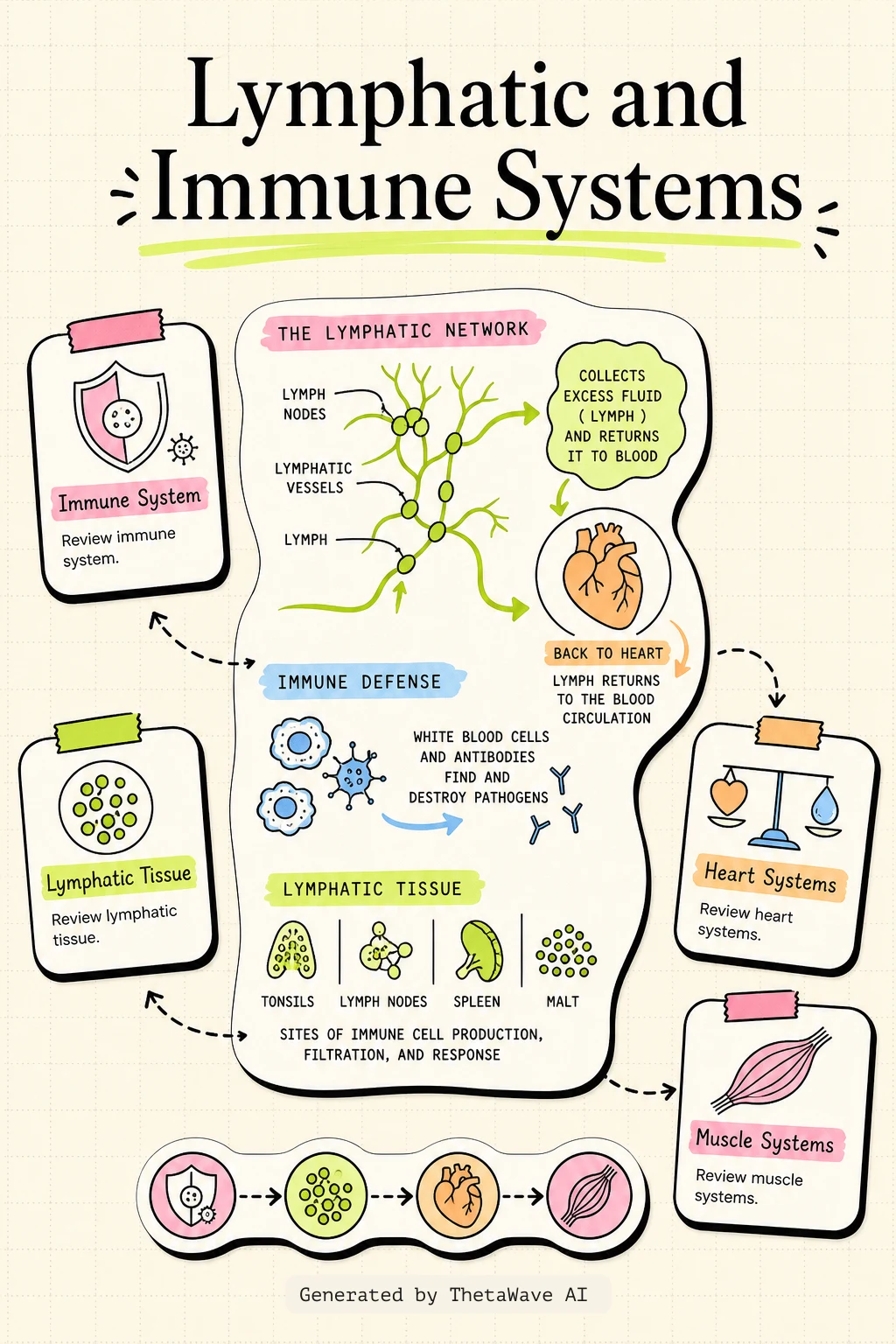 Infografik zu Anatomy and Physiology 2e: 21.1 Anatomy of the Lymphatic and Immune Systems