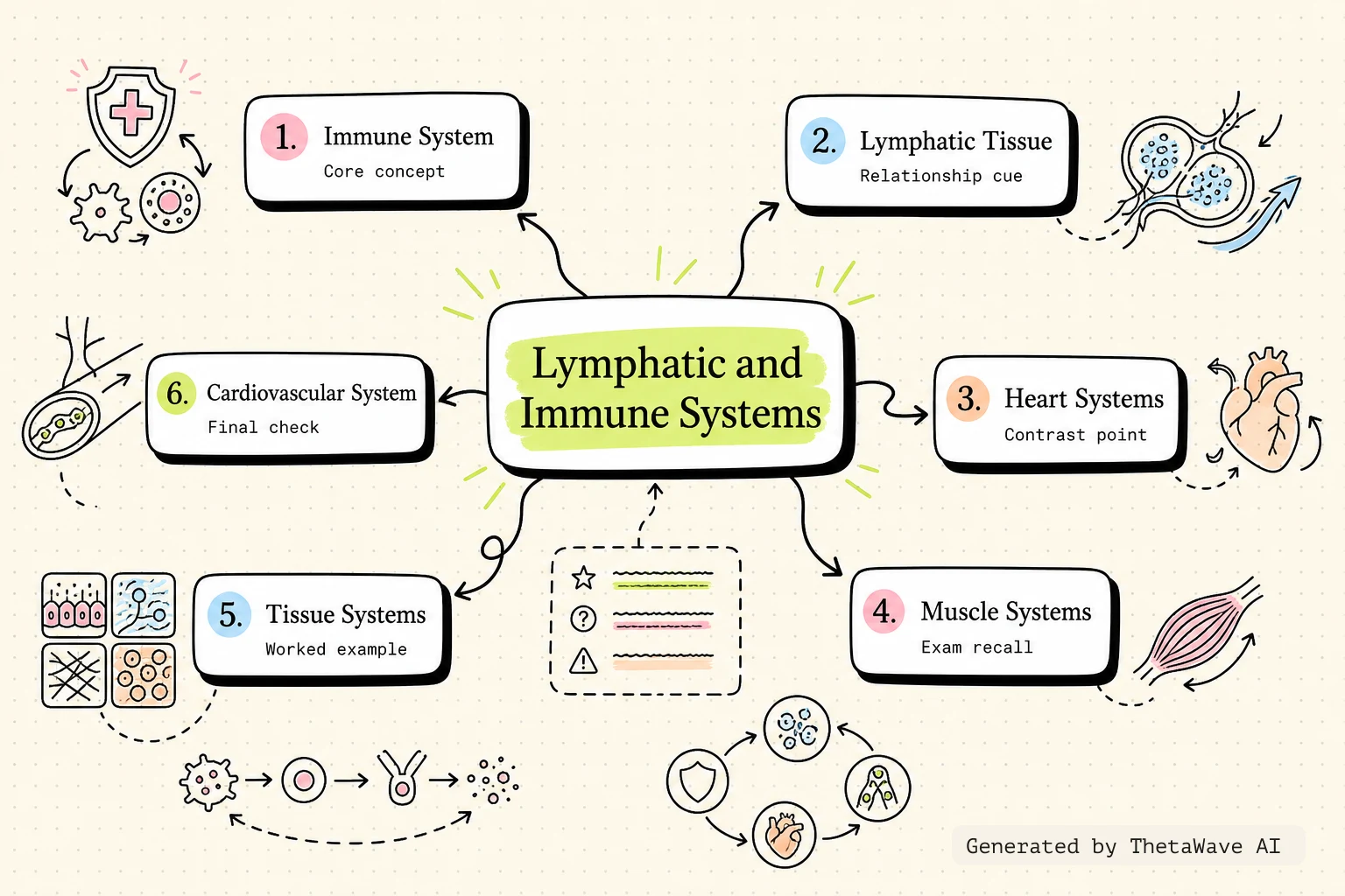 Mindmap zu Anatomy and Physiology 2e: 21.1 Anatomy of the Lymphatic and Immune Systems