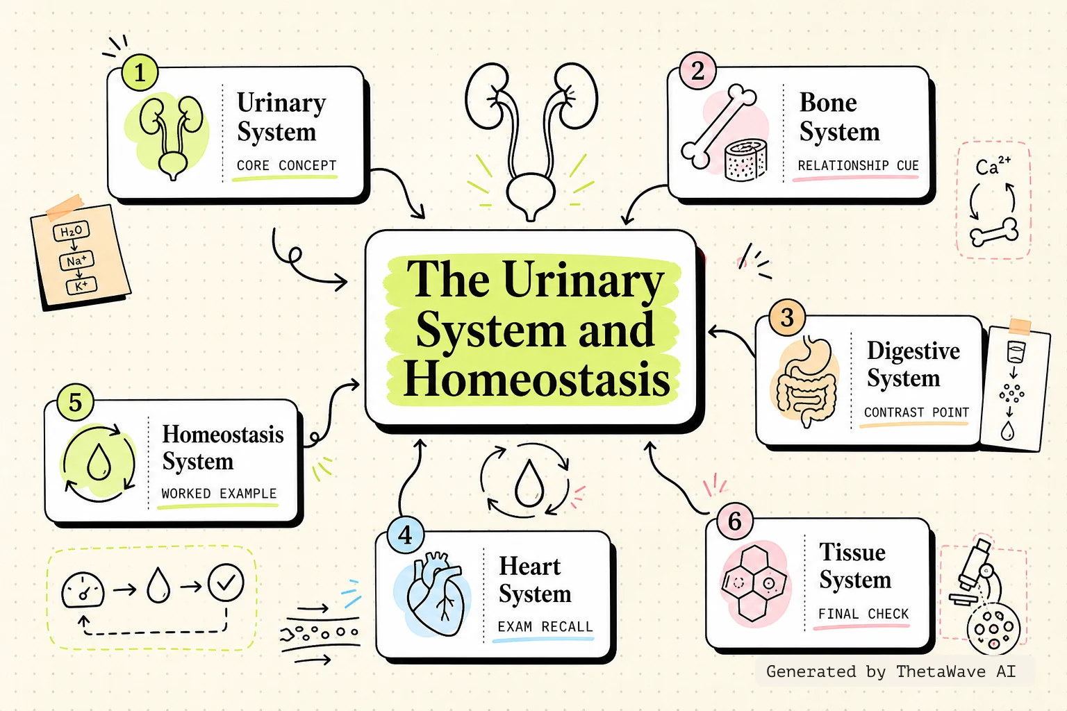 Anatomy and Physiology 2e: 25.10 The Urinary System and Homeostasis的思维导图