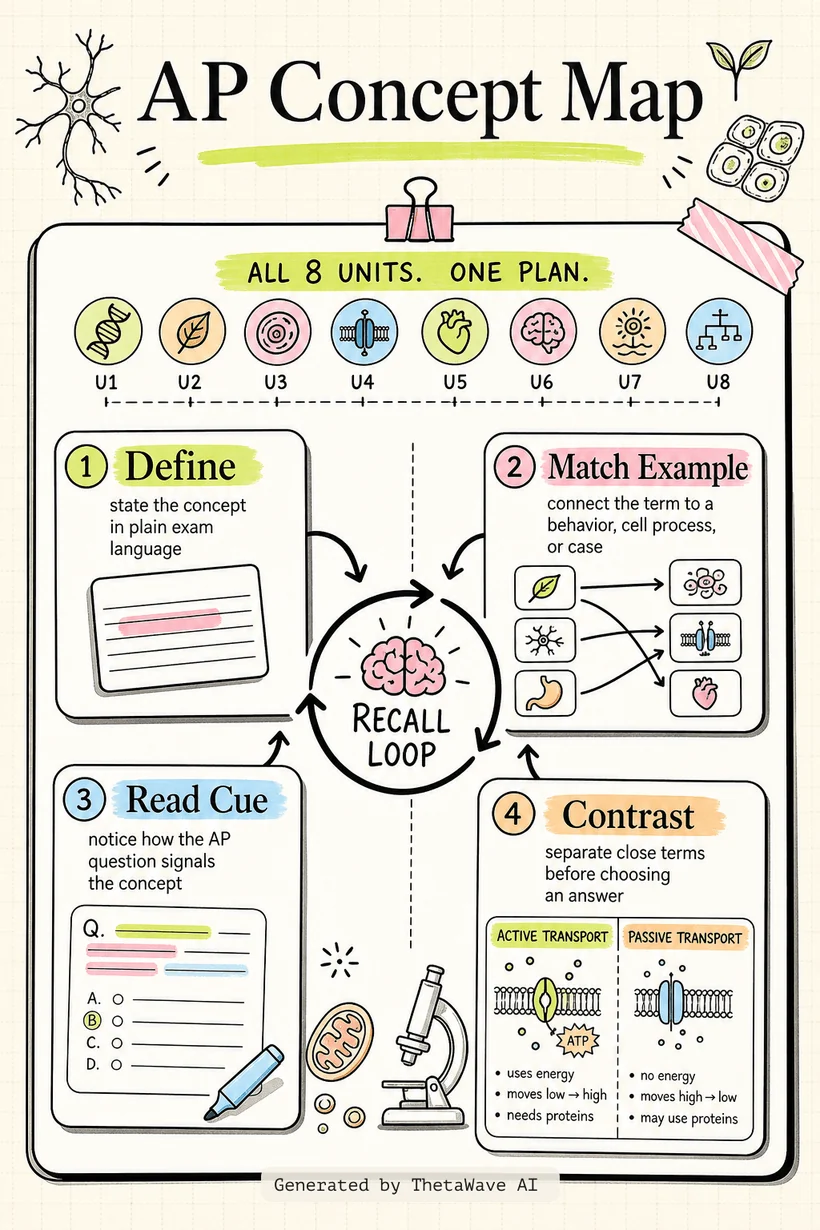 Infografik zu AP Biology Full Course Review (All 8 Units)|Everything You Need to CRUSH the AP BIO Exam!