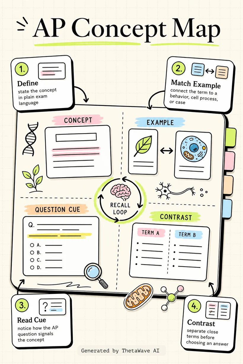 Infografik zu AP Biology Review: CRAM Session