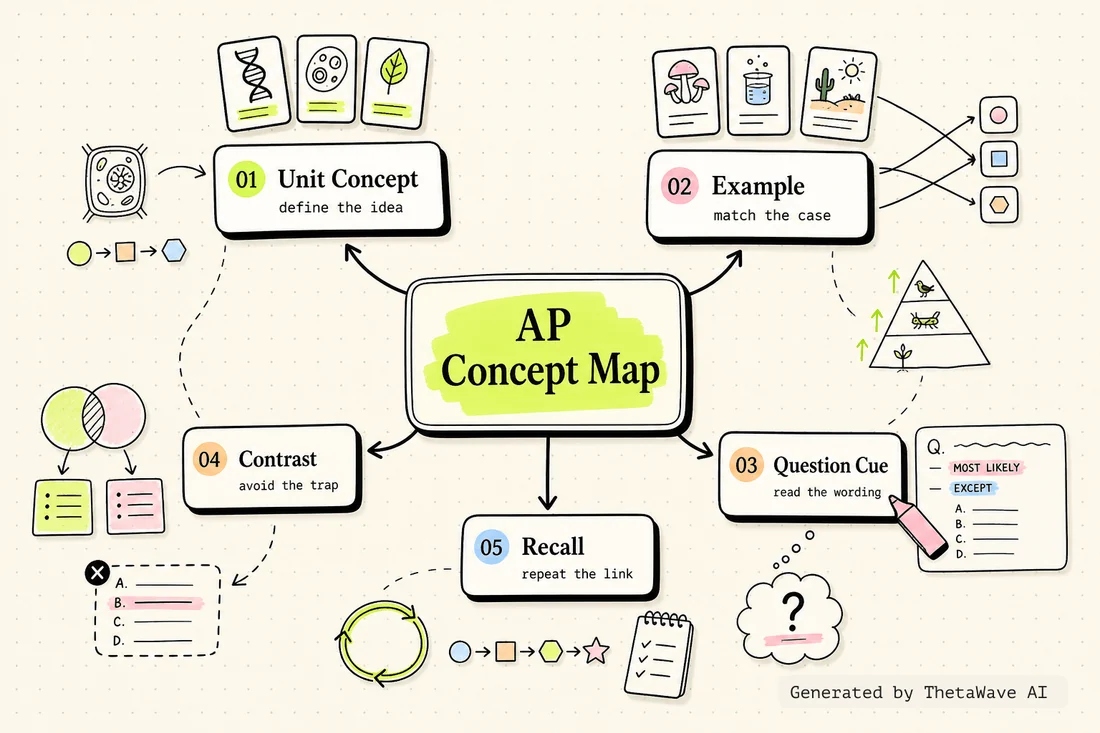 Mindmap zu AP Biology Review: CRAM Session
