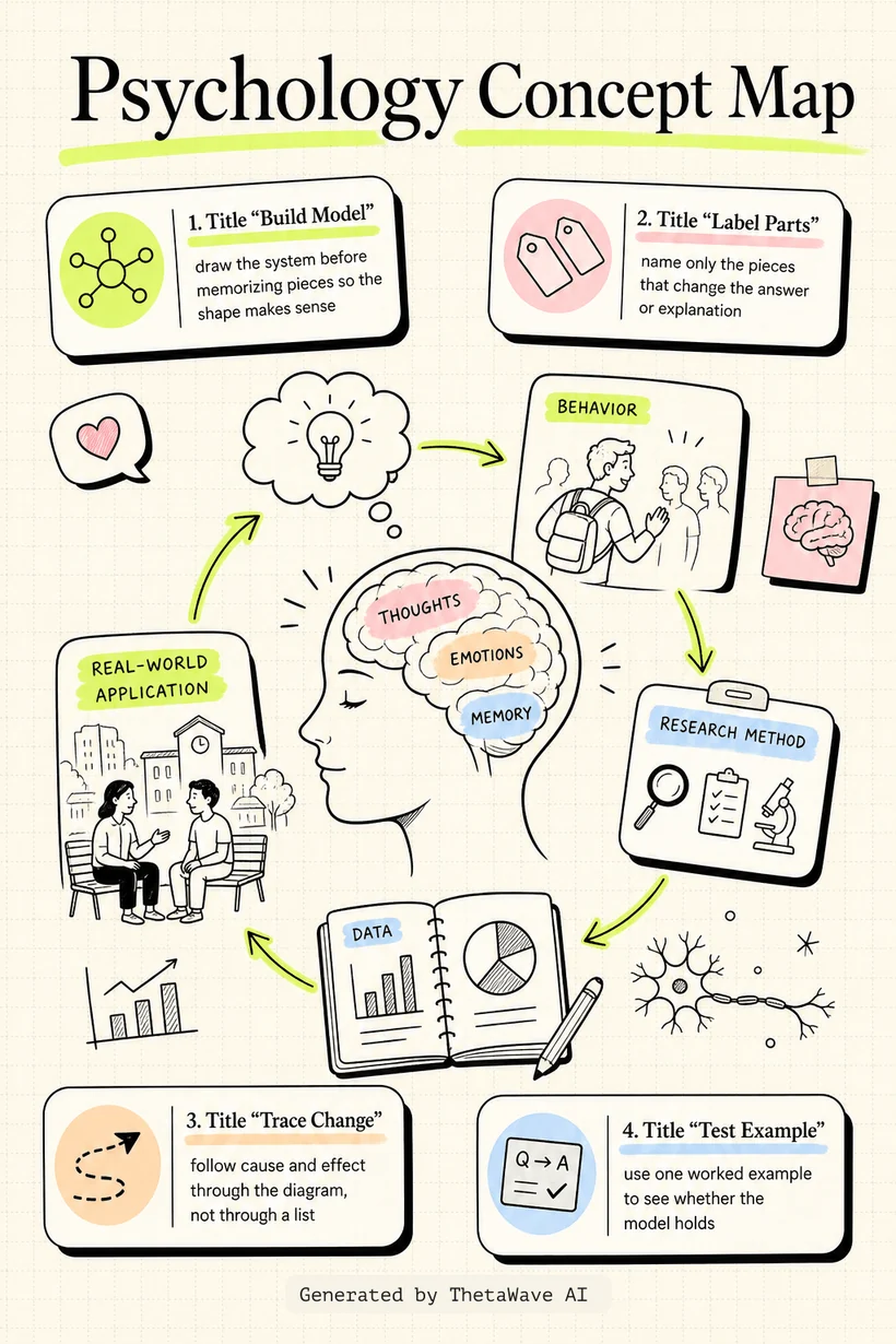 Infografía de AP Psychology FULL Course Review