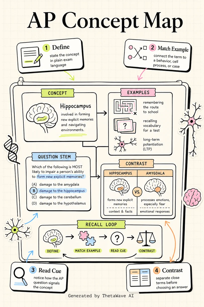 Infografía de AP Psychology Unit 2 Summary