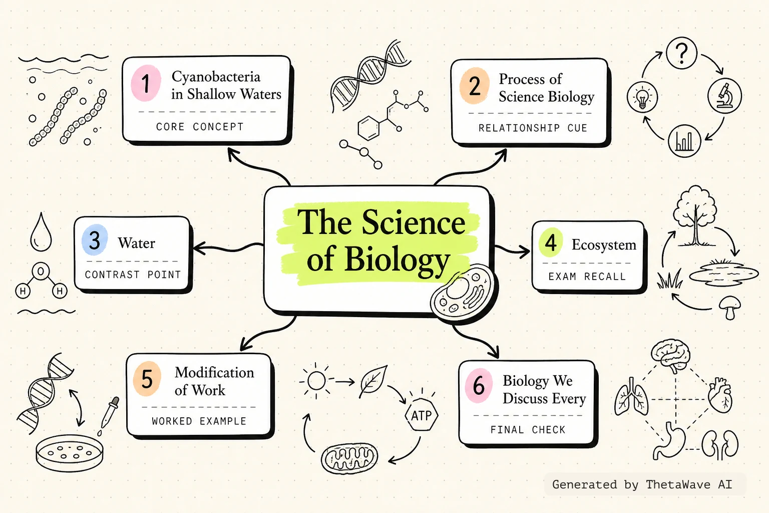 Mind map for Biology 2e: 1.1 The Science of Biology