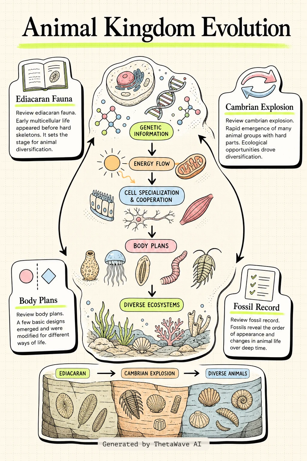 Infographic for Biology 2e: 27.4 The Evolutionary History of the Animal Kingdom