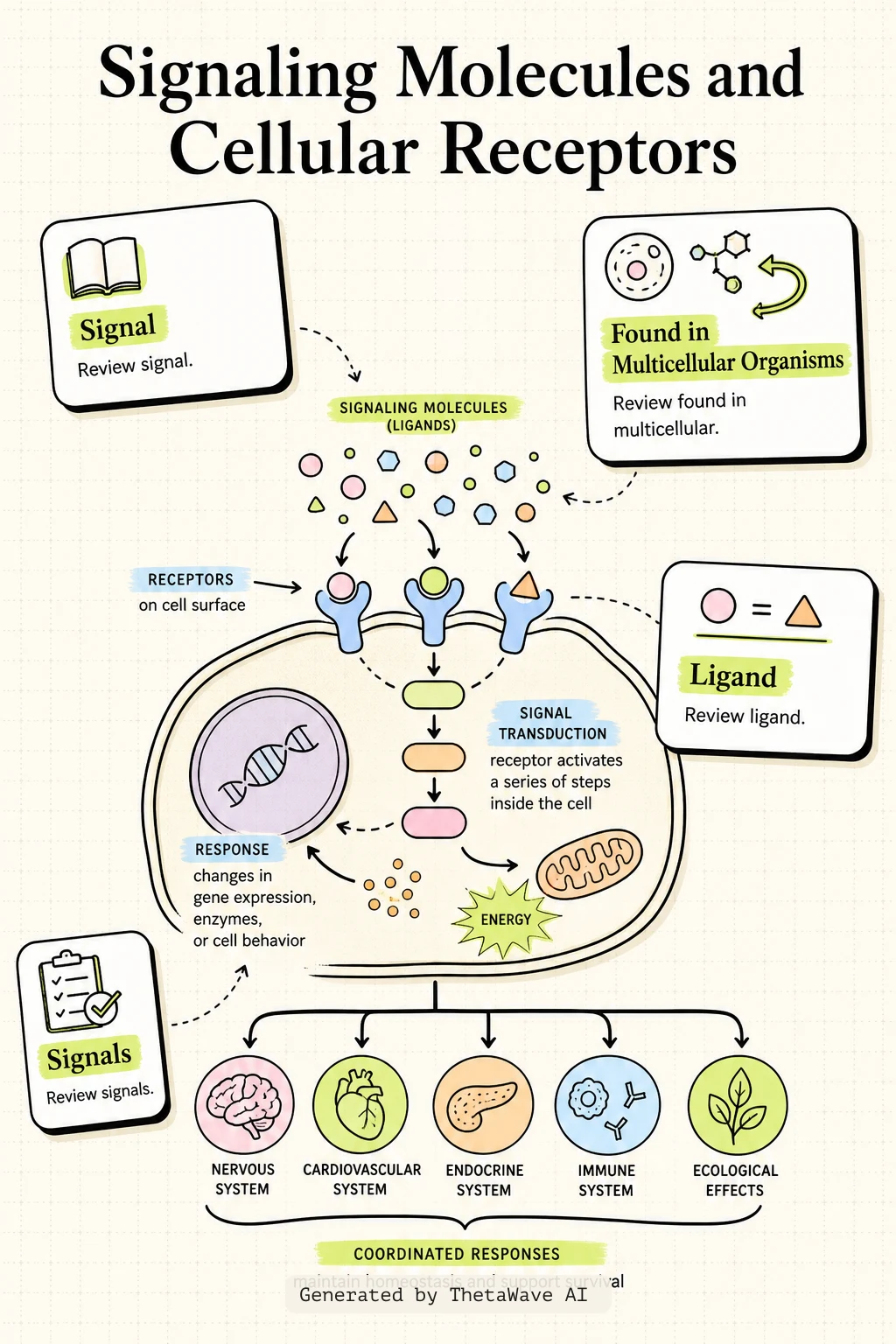 Infographic for Biology 2e: 9.1 Signaling Molecules and Cellular Receptors