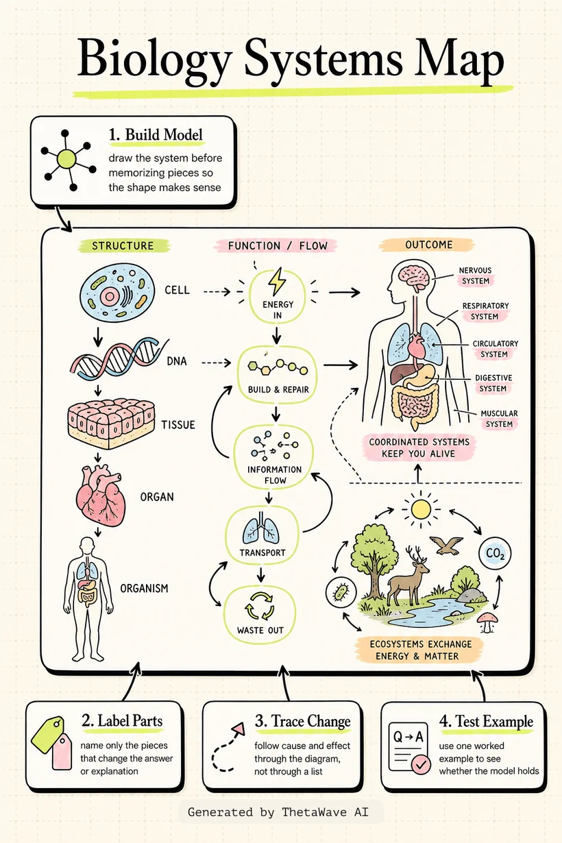 Infografica di BIOLOGY explained in 17 Minutes