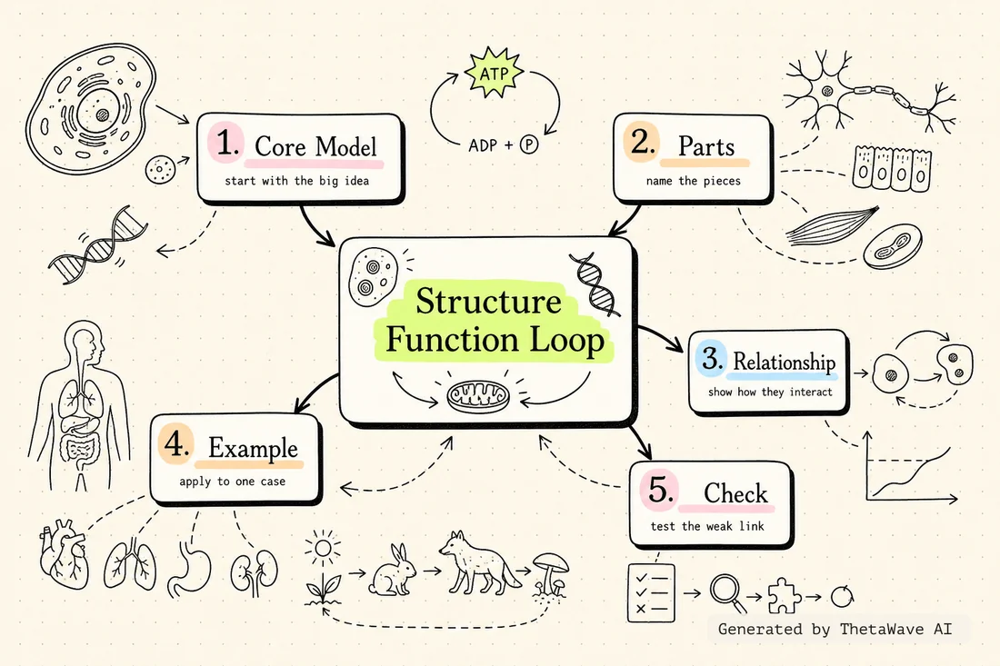 Mappa mentale di BIOLOGY explained in 17 Minutes