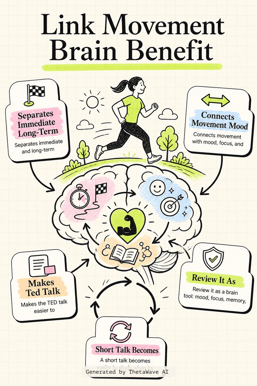 The Brain-Changing Benefits of Exercise | Wendy Suzuki | TED的資訊圖