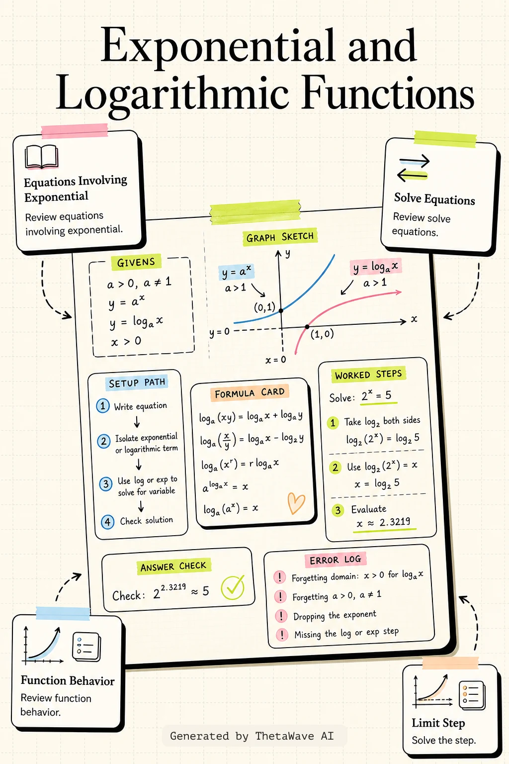 Calculus Volume 1: 1.5 Exponential and Logarithmic Functions的資訊圖