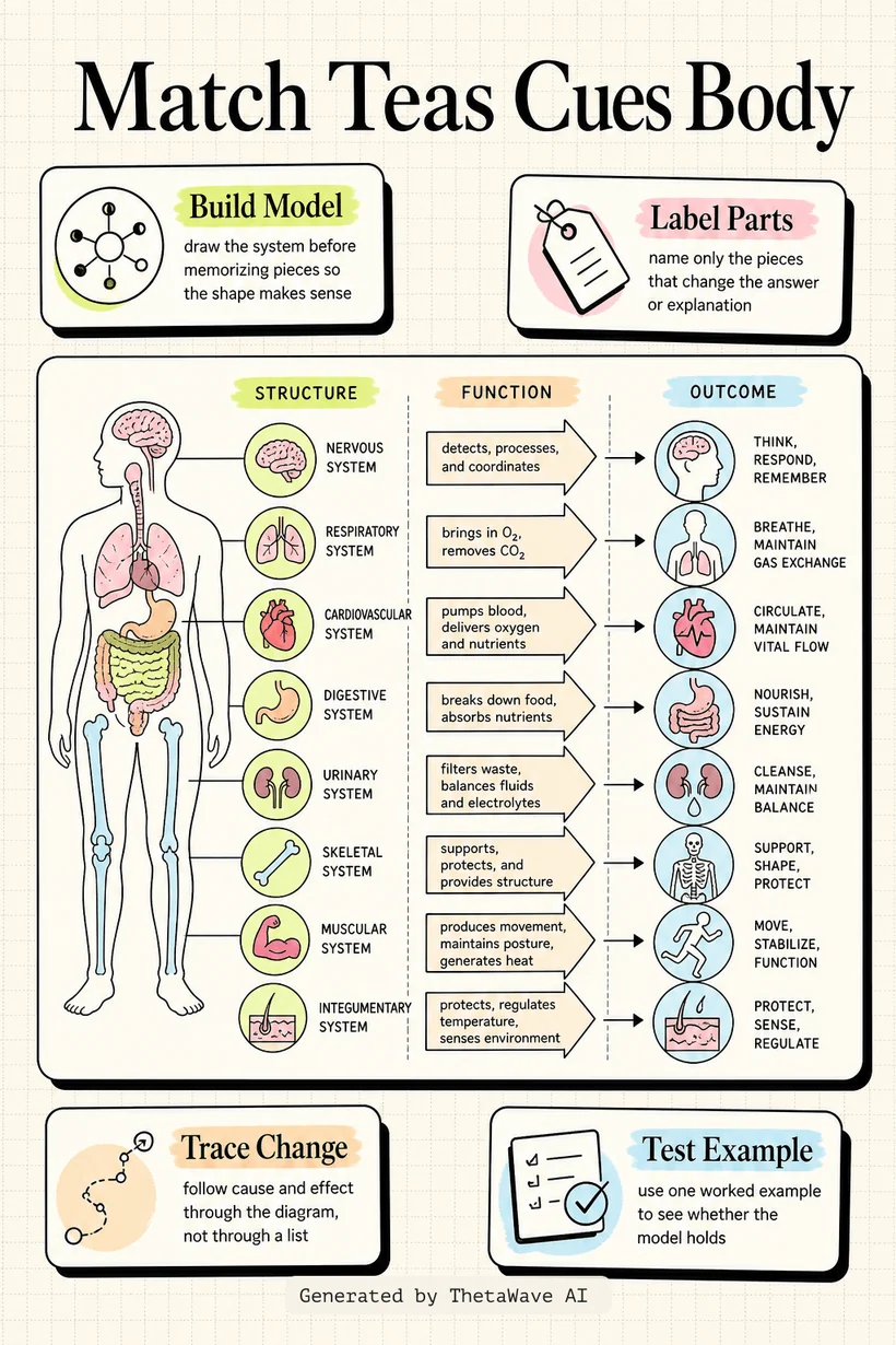 Comprehensive 2026 ATI TEAS 7 Anatomy & Physiology Study Guide的信息图