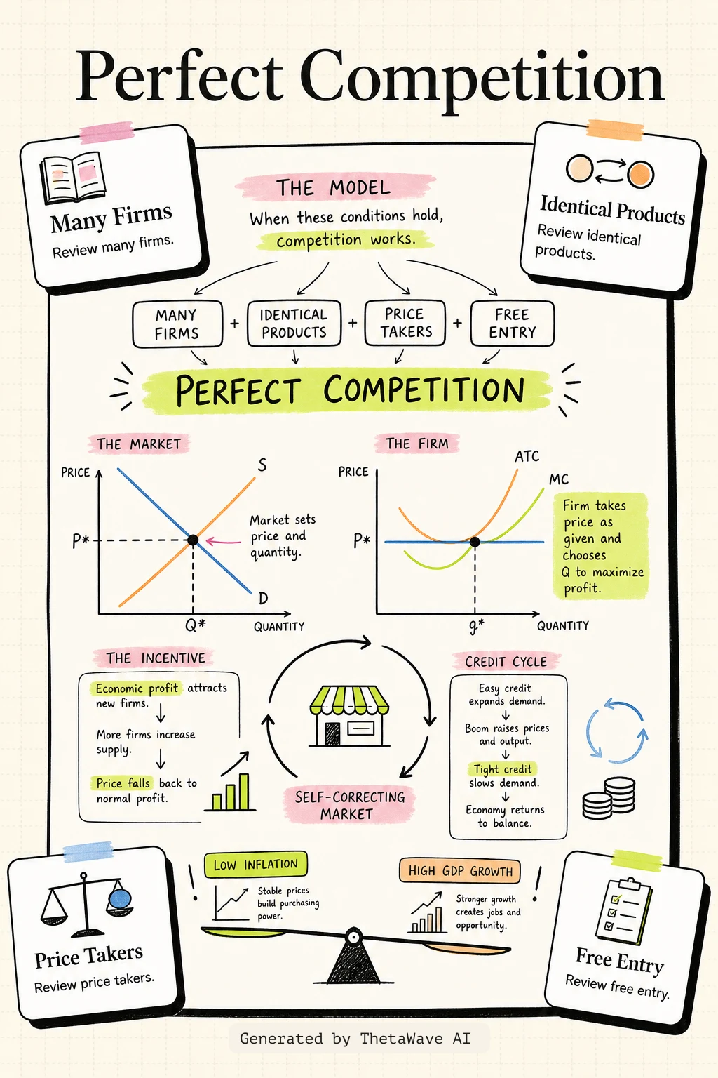 Infographic for Principles of Economics 3e: 8.1 Perfect Competition and Why It Matters