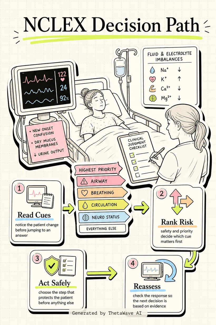 Infographie de Fluid and Electrolytes Imbalances for Nursing Students