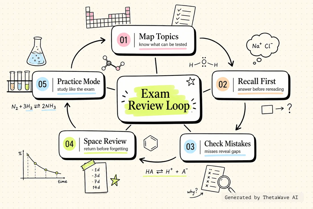 Mapa mental de General Chemistry 1 Review Study Guide - IB, AP, & College Chem Final Exam