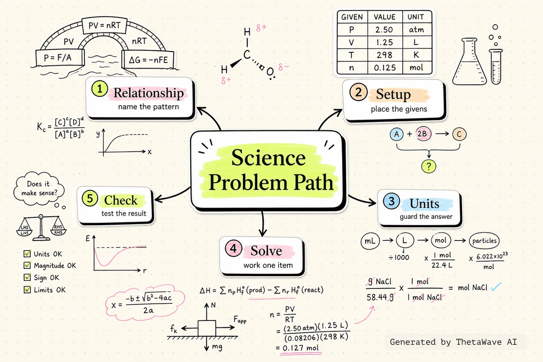Mind map for General Chemistry 2 Review Study Guide - IB, AP, and College Chem Final Exam