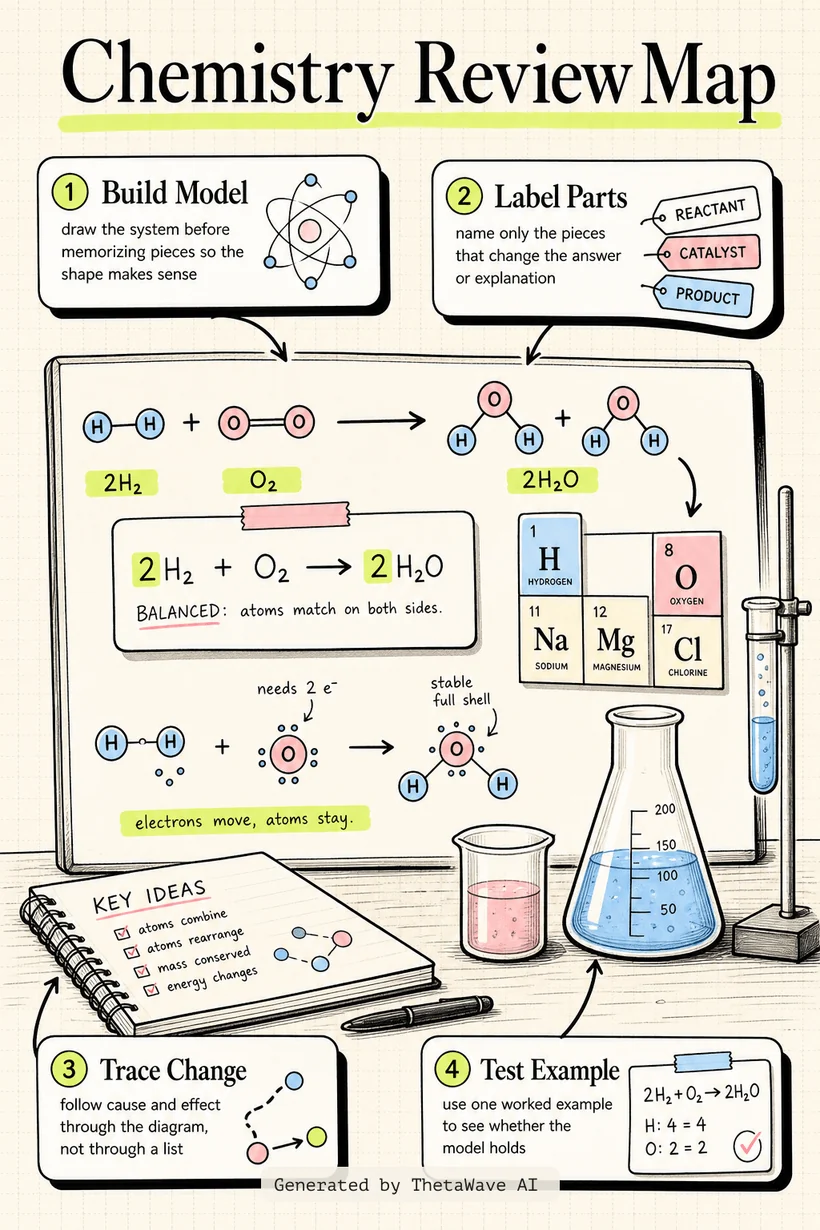 Infografía de GENERAL CHEMISTRY explained in 19 Minutes
