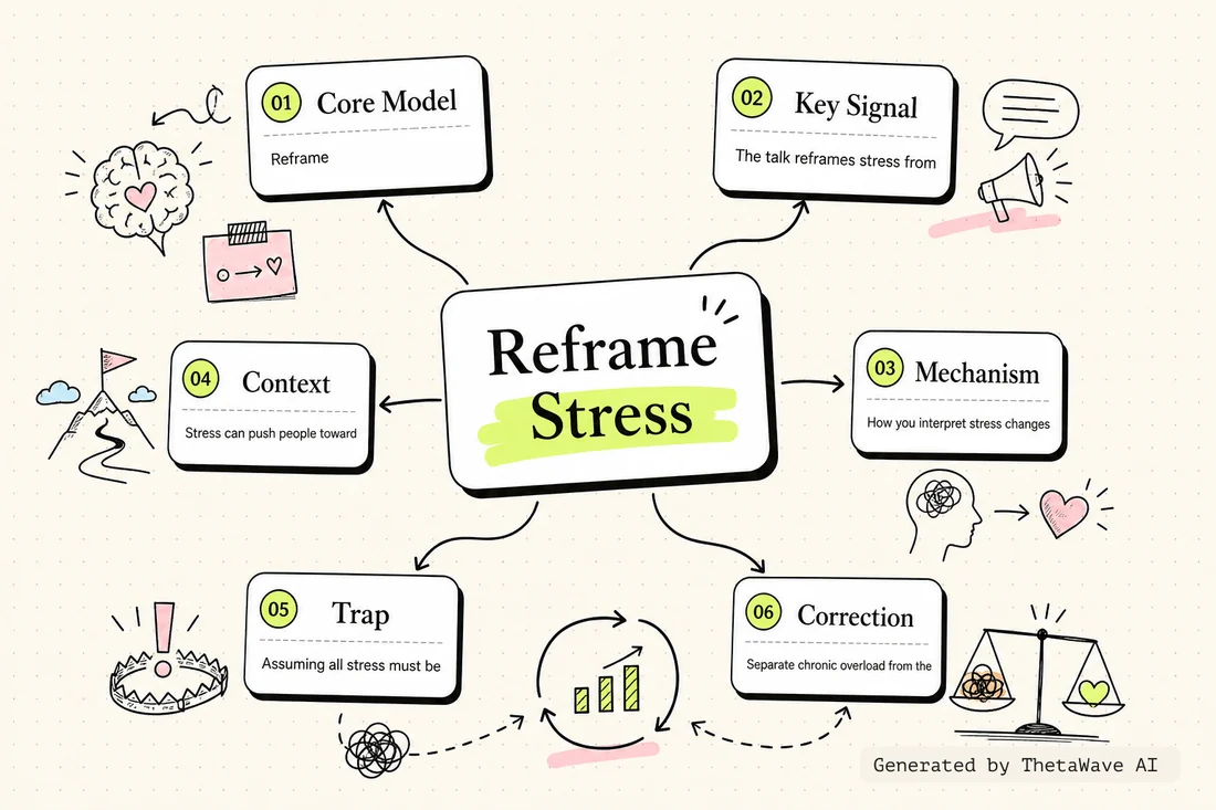 Mapa mental de How to Make Stress Your Friend | Kelly McGonigal | TED