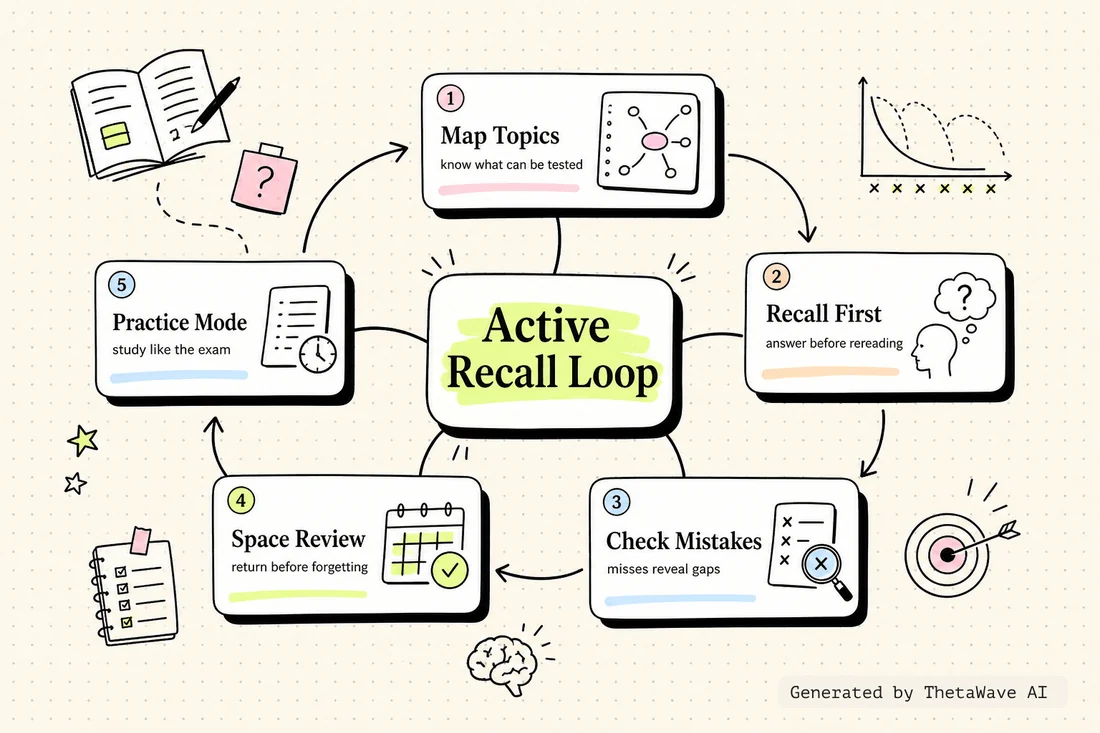 Mindmap zu How to study for exams - Evidence-based revision tips