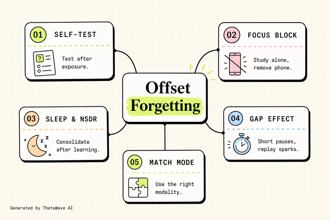 Mapa mental de Optimal Protocols for Studying & Learning