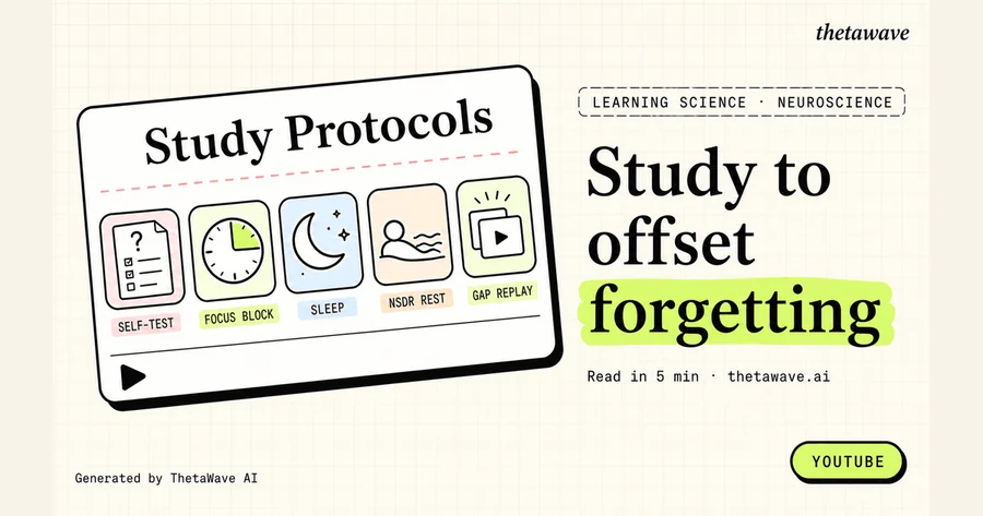 Optimal Study Protocols Huberman Notes | Thetawave