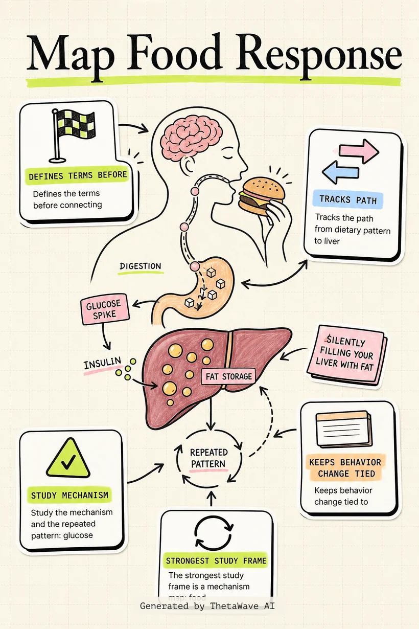 Fatty Liver Expert: The Toxic Ingredient Silently Filling Your Liver With Fat - Dr David Unwin的信息图