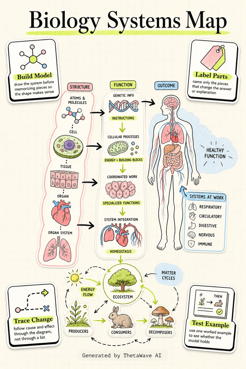 Infografik zu Last Minute Biology EOC Cram Session
