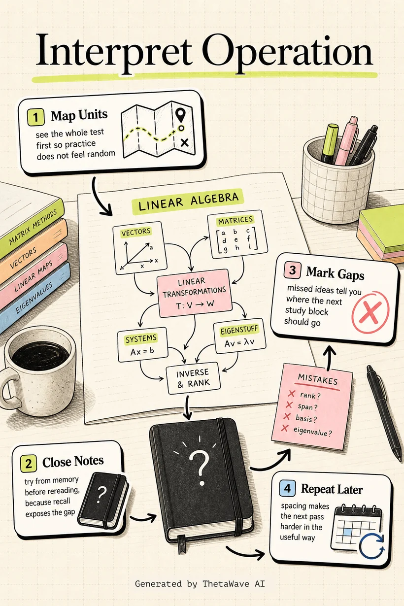 Infografik zu Linear Algebra - Full College Course