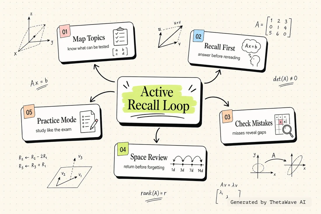 Mindmap zu Linear Algebra - Full College Course