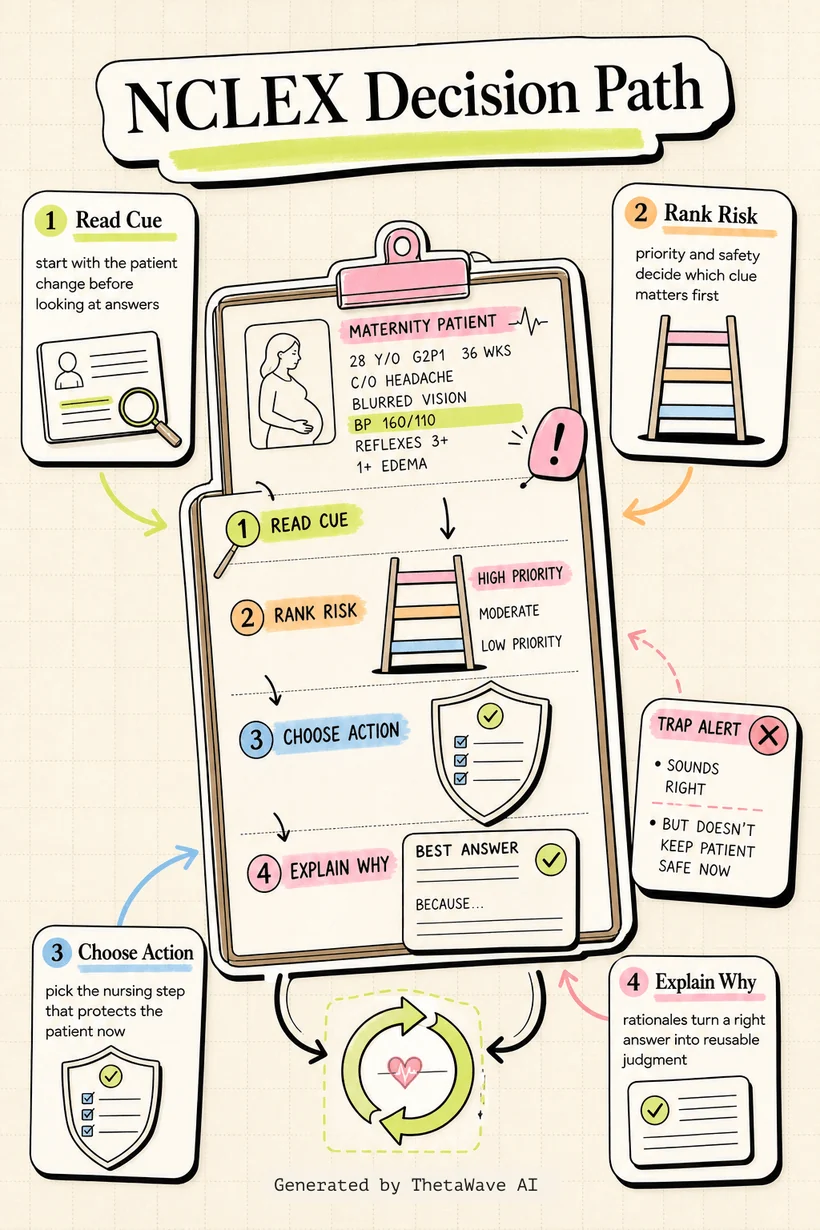 Infographic for Maternity Nursing NCLEX Review Questions and Answers