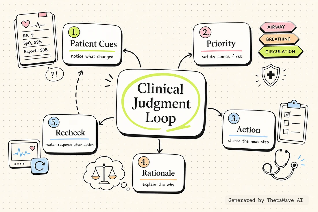 Mindmap zu NCLEX 2026 Update: What’s Changing
