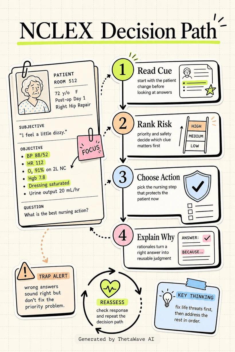 Infographic for NCLEX Practice Questions: Fundamentals of Nursing Concepts | Comprehensive NCLEX Review