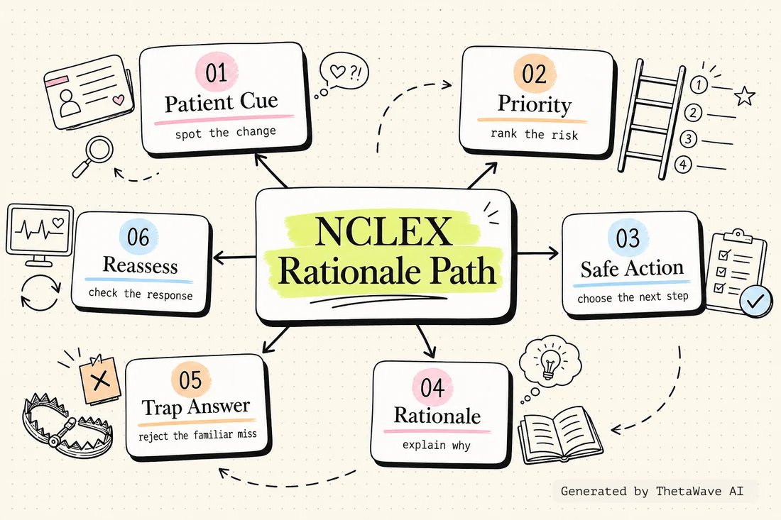 Mind map for Nursing Fundamentals Hesi Review Practice Questions Nursing School NCLEX