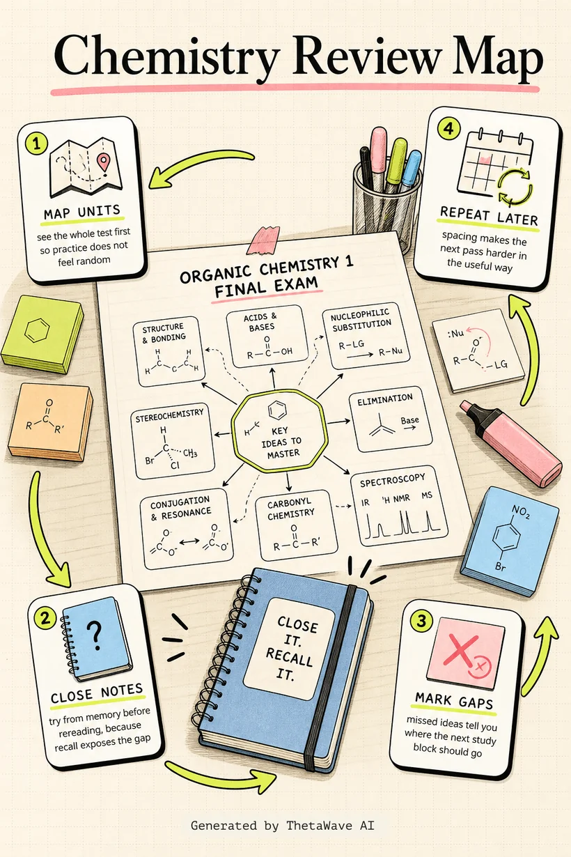 Organic Chemistry 1 Final Exam Review的信息图