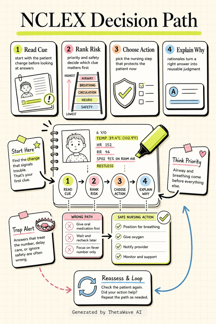 Infographic for Pediatric Nursing NCLEX Questions and Answers | NCLEX Review