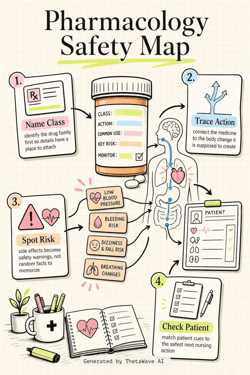 Infografía de Pharmacology Hack Series for Nursing Students