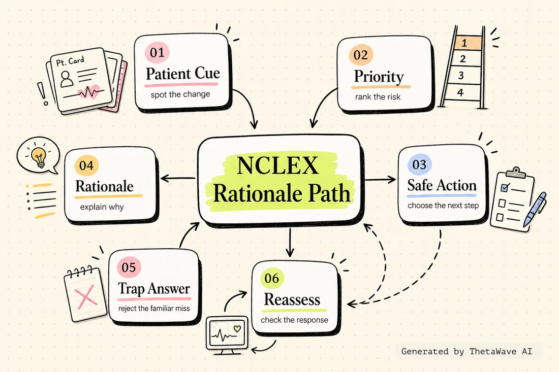 Mind map for Pharmacology NCLEX Review Questions for Nursing Students