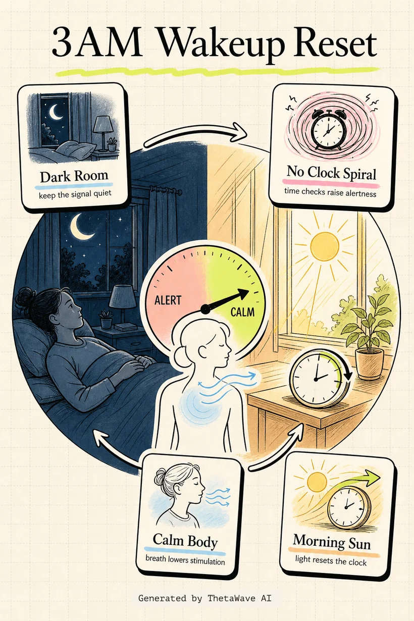 Infografía de Sleep Doctor: If You Wake Up At 3AM, DO NOT Do This!