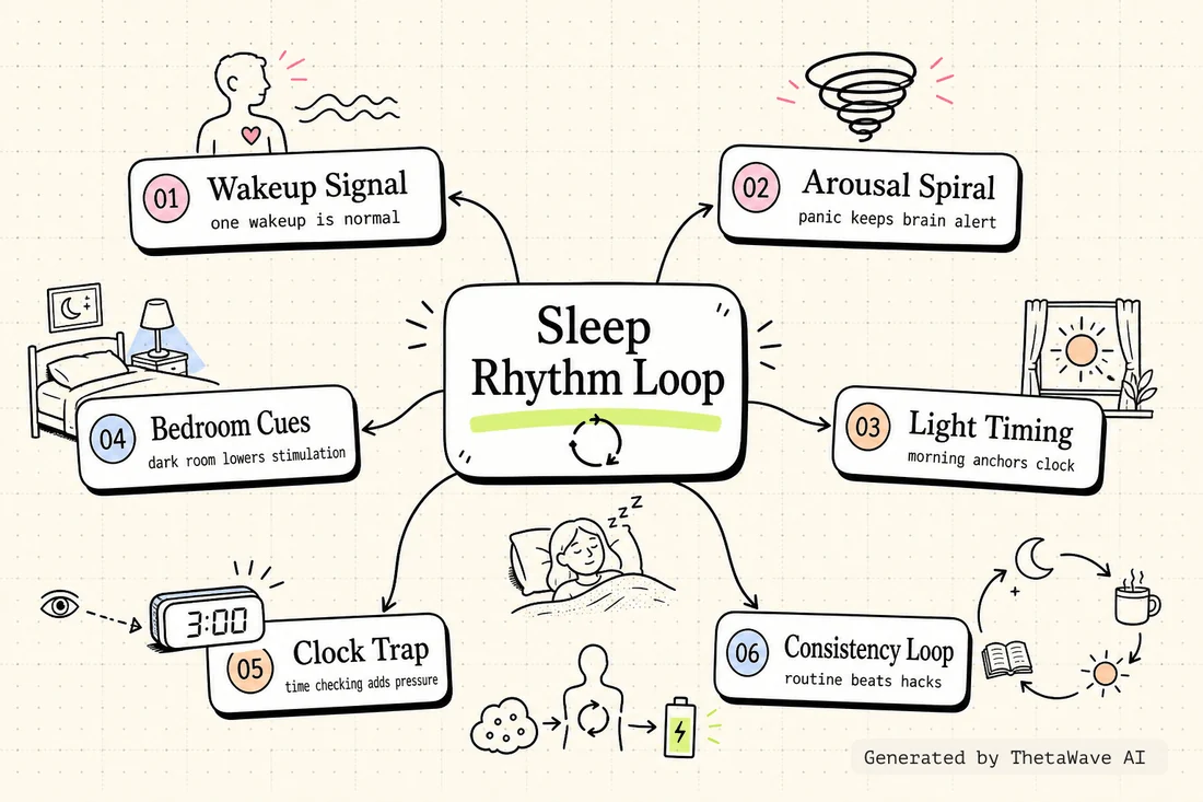 Mapa mental de Sleep Doctor: If You Wake Up At 3AM, DO NOT Do This!