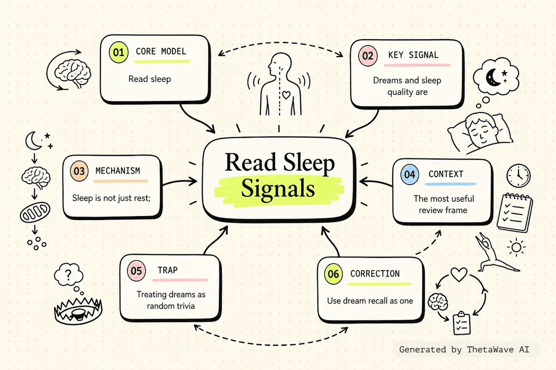 Mindmap zu Stanford Neuroscientist: Can't Remember Your Dreams? Your Brain May Be Warning You!