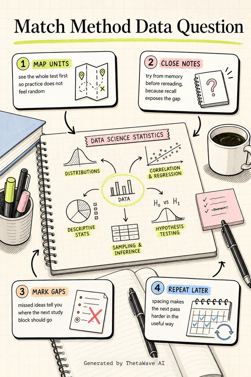 Infografik zu Statistics - A Full University Course on Data Science Basics