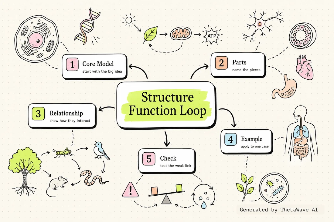 Mindmap zu Stroll Through the Playlist (a Biology Review)