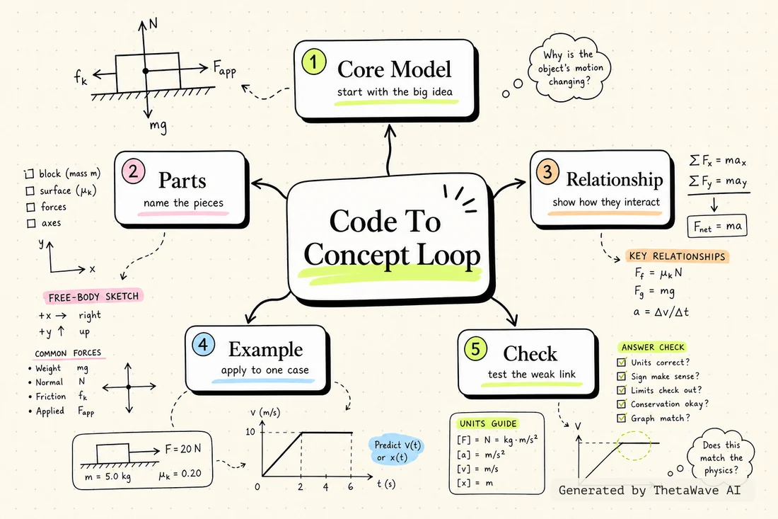 Mindmap zu Ultimate AP Physics 1 Review