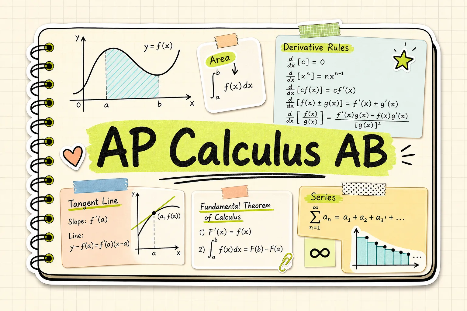 Calculus 1 Final Review - Full Crash Course + Practice Test
